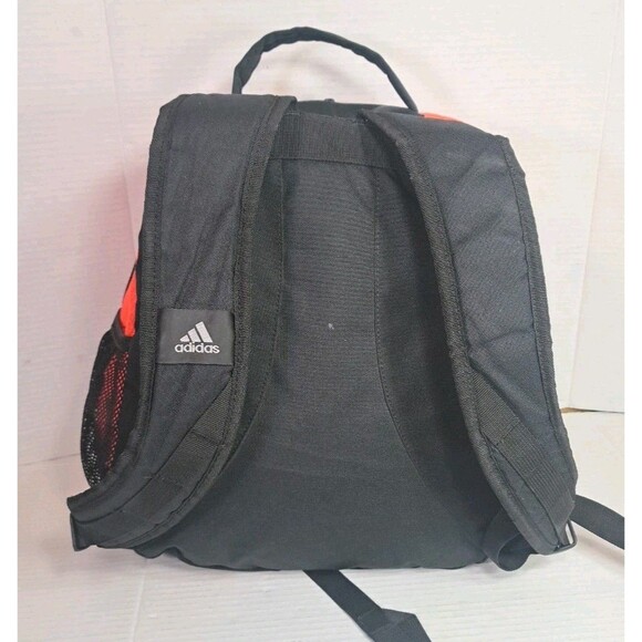 Adidas Backpack RN#90288 Pink & Black Daypack School Gym Travel Bag Pockets - Picture 3 of 9